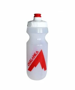 CHULLANKA BIDON 600 ML TRANSPARANT-ROUGE