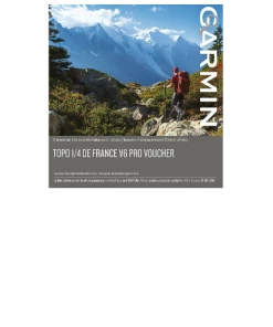 Garmin TOPO 1/4 FRANCE V6 PRO VOUCHER