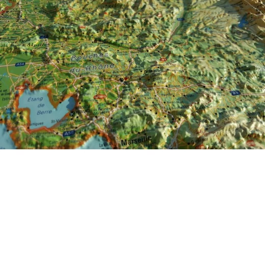 3DMAP LA RÉGION PROVENCE-ALPES-COTE D'AZUR 5 3DMAP LA RÉGION PROVENCE-ALPES-COTE D'AZUR – Image 5